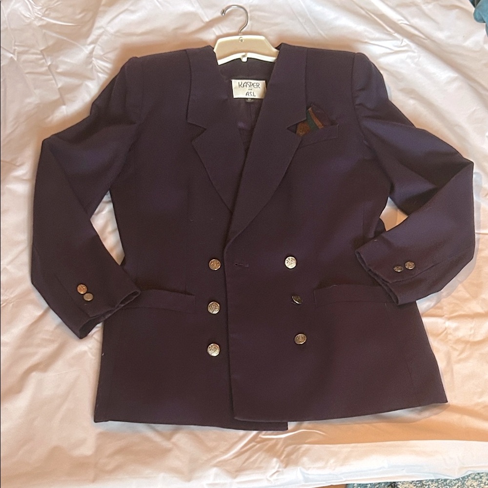 Kasper Women's Deep Purple Suit